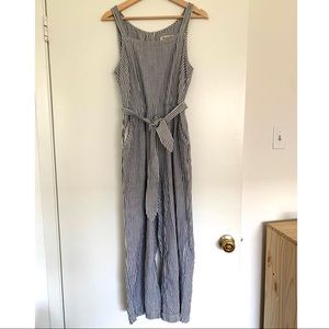 Madewell Striped Jumpsuit